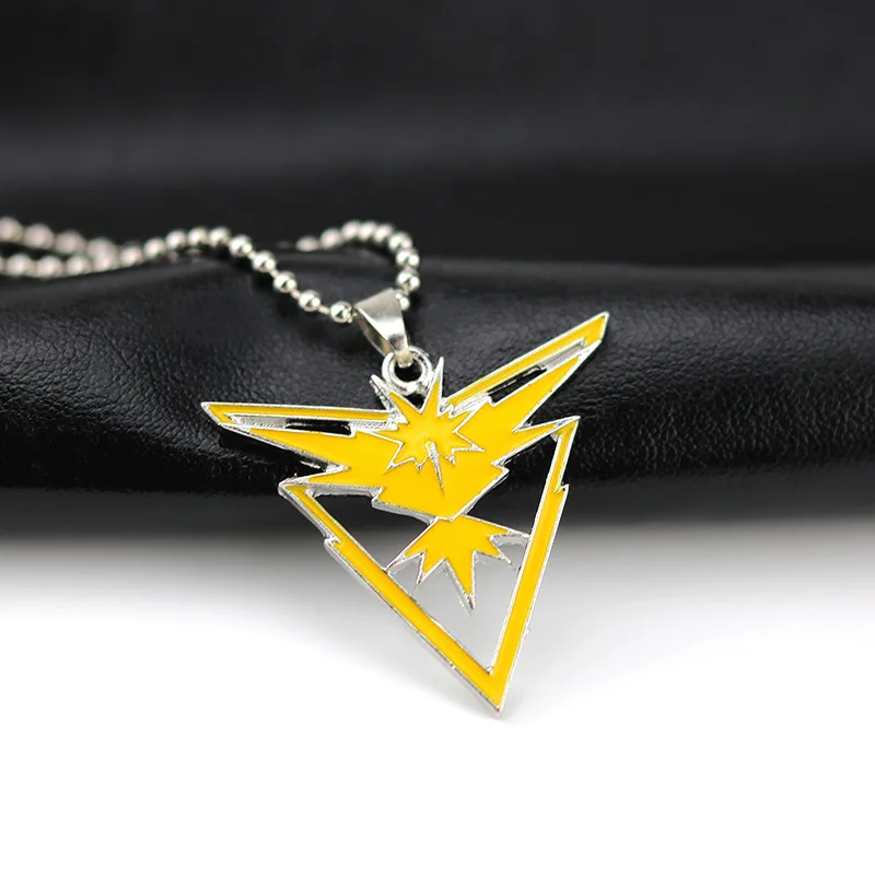 Pocket Monster Tag ожерелье игра Аниме металлическая команда Valor Mystic Instinct логотип шарик цепь для женщин и мужчин вентиляторы подарки