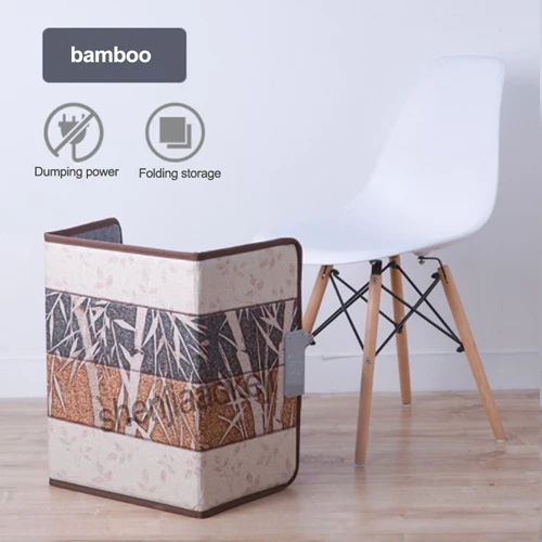 Теплый коврик для ног скорость Горячая Складная термостат сокровище офис домашняя маленькая электрическая грелка для ног 220 v 180 w 1 шт - Цвет: bamboo