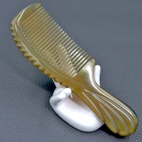 Natural Vietnam Buffalo Horn Comb Anti Static Ox Horn Comb Hair Massage Comb 1