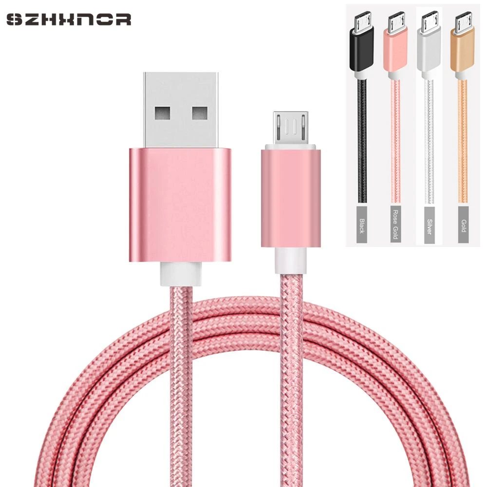 

Durable Micro USB Cable for Huawei Honor 9 Lite 7X 7 8X Data Charging Cable USB-C Charger Cord for ZTE Nubia N1 X8 Z11 Max mini