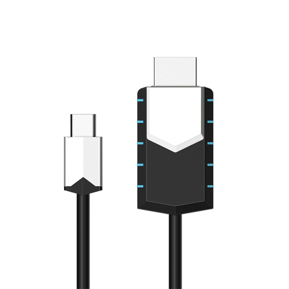 USB 4 K 30 hz تحويل 1.8 m المنزل أداة نوع-C إلى HDMI ل هواتف محمولة إلى التلفزيون مهائي كابلات