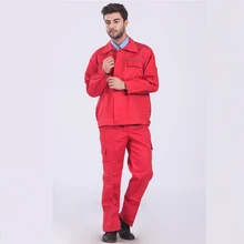 Рабочая одежда мужской комбинезон Рабочие комбинезоны брюки Рабочая Униформа Спецодежда Плюс Размер США 3XL с длинными рукавами