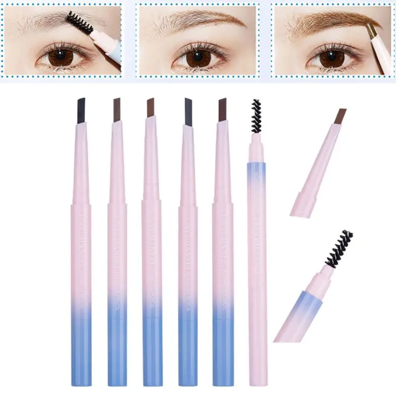 

Rotatable Waterproof Eyebrow Pencil Natural Long Lasting Easy to Wear Eye Brow Pen Cosmetic Makeup Tool