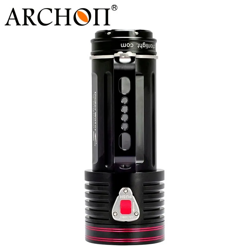 ARCHON d100w-ii CREE XM-L2 U2 10000 люмен светодиодный фонарик Дайвинг Водонепроницаемый Дайвинг факел с Батарея и зарядки