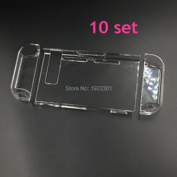 

10 Set Wholesale Price for Nintendo Switch Controller and Console Clear Protector Cover Case Protective Shell 3 in 1