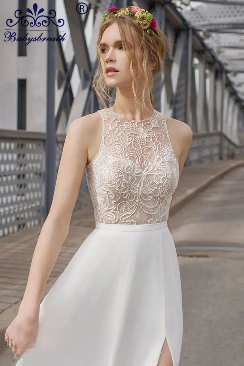 Wedding Casual Wedding Dress popular wedding dresses casual buy cheap bling beads colorful gowns lace backless sexy summer beach dress 2017