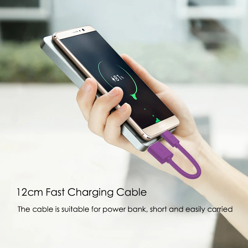 WMZ кабель Micro USB 12 см цветной 2A кабели для быстрой зарядки Samsung GALAXY S7 Edge Huawei Honor 6 LG