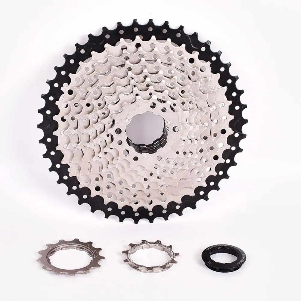 SUNSHINE Flywheel 11-42T 10 Speed 10s Wide Ratio MTB Mountain Bike Bicycle Cassette Sprockets for parts m590 m6000 m610 m780