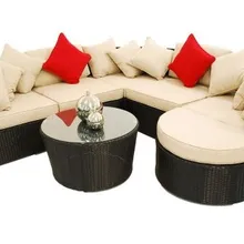 Jinhua Sigma торговая гарантия Дешевая современная французская стильная полимерная плетеная мебель