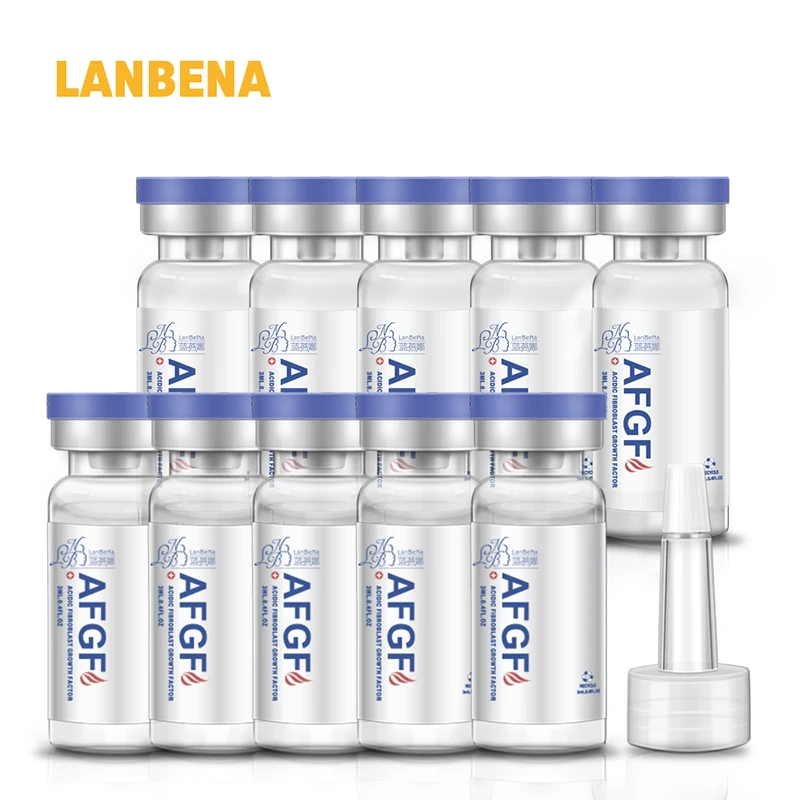 

LANBENA Lyophilized Powder + Plasmin Solution Anti Acne Scar Remover Serum Repairing Treatment Skin Care Whitening Cream 5 Pairs