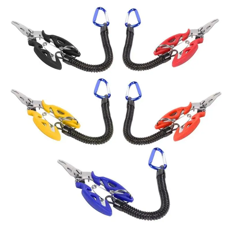 

New Fishing Multifunctional Plier Fishing Lanyards Boating Ropes Camping Secure Pliers Lip Grips Tackle Fish Tools Accessories