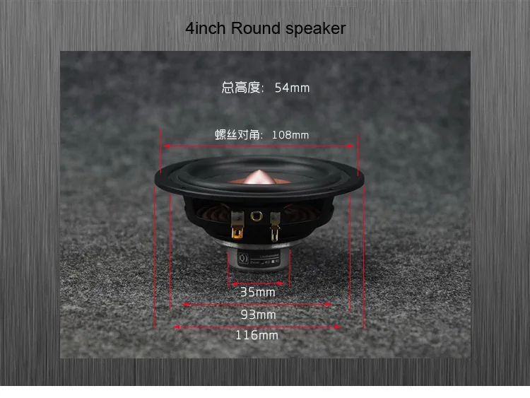 Bluetooth speaker Portable speaker Audio speakers Bookshelf speakers 2 PCs/lot Sounderlink 4 inch full range woofer tweeter midrange driver For Diy HiFi monitor stage audio system