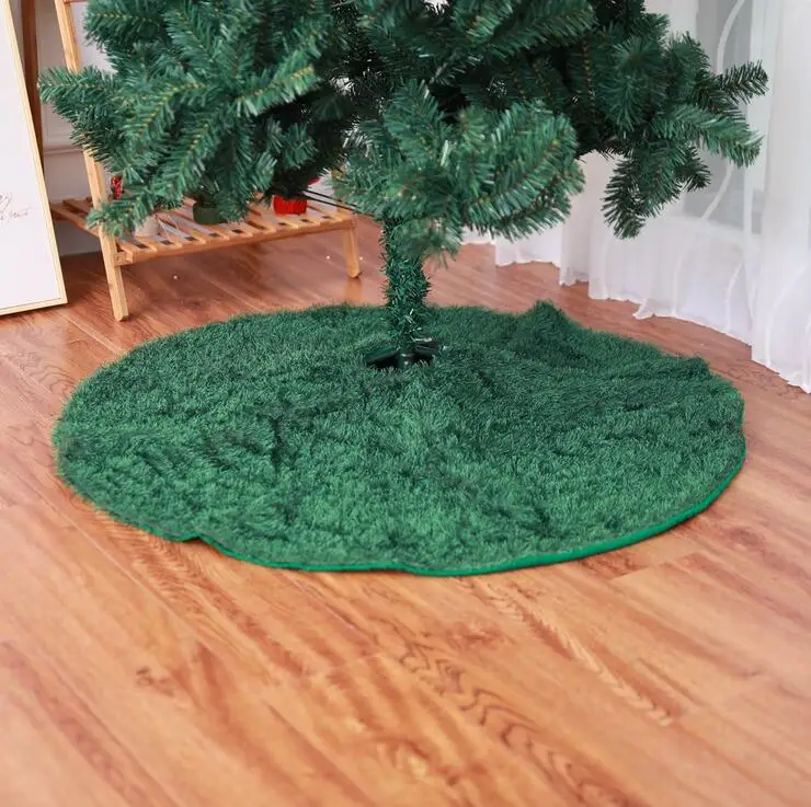 2018 Christmas tree decorations Gold Christmas Tree Skirt Base Floor