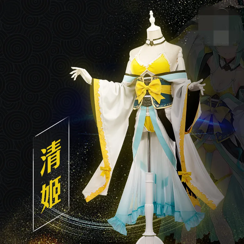 Аниме Cos Новинка &quotсудьба&quot большой заказ FGO Kiyohime купальник женское платье