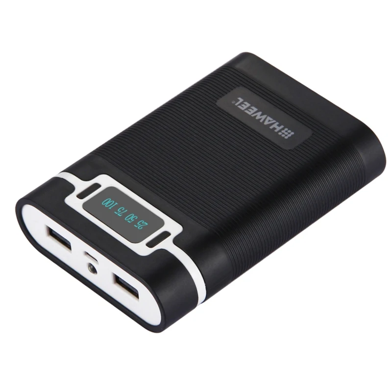 

Portable 10000mAh Power Bank Shell Box DIY 4x 18650 Battery 2 USB Output & Display for iPhone / Galaxy Without Battery