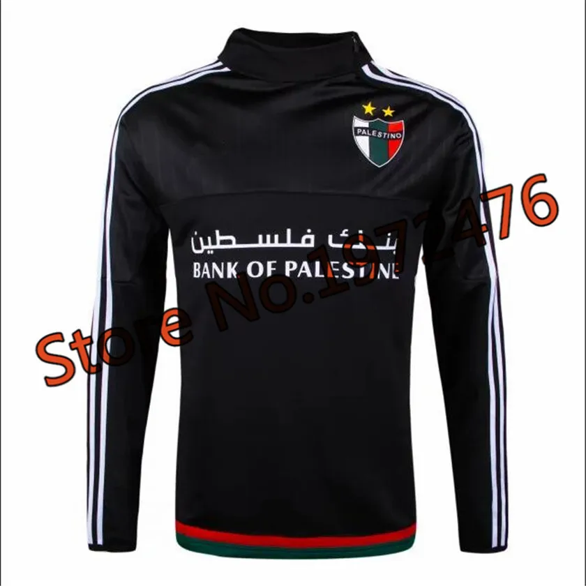 Black Palestine 15 16 survetement football soccer team training suit zidane  2015 2016 nation team football tracksuit chandal|tracksuits velour|suit  outletsuit tracksuit - AliExpress