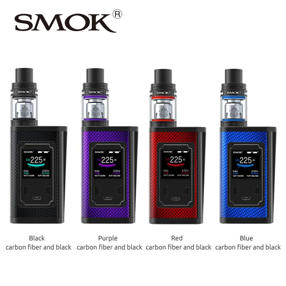 

Original SMOK Majesty 225W TC Kit w/ 4ml TFV8 X-Baby Tank Atomizer Power by 18650 Battery Vs Smok Mag / X-PRIV/ DRAG 2/ G PRIV