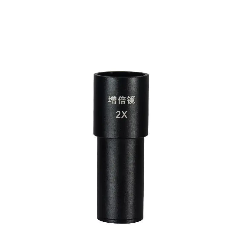1PC 2X Barlow Lens for Biological Microscope Bio microsco Eyepiece Lens with Mounting Size 23 2mm