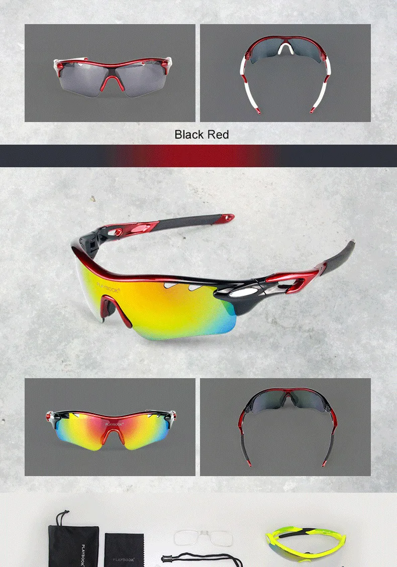 2017 Brand Polarized Cycling SunGlasses Unisex Mountain Bike Goggles Sports Cycling MTB Bicycle