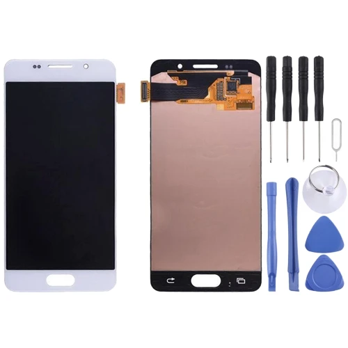ЖК-экран и дигитайзер полная сборка(OLED материал) для Galaxy A7(), A710F, A710F/DS, A710FD,(белый