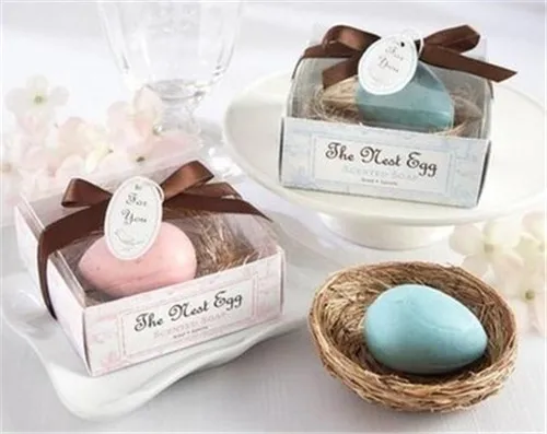 10 pcs Novelty Cute Mini Fancy Soap Wedding Return Gift for Guest Souvenirs Shower SuppliesTransparent Box eggs | Дом и сад