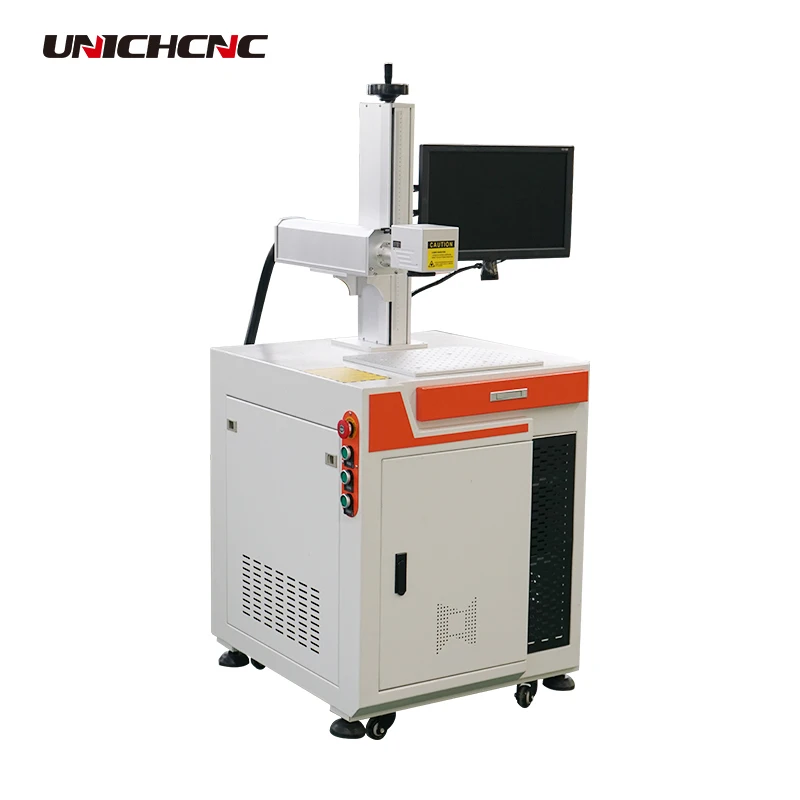  Laser marking application fiber marking machine with computer