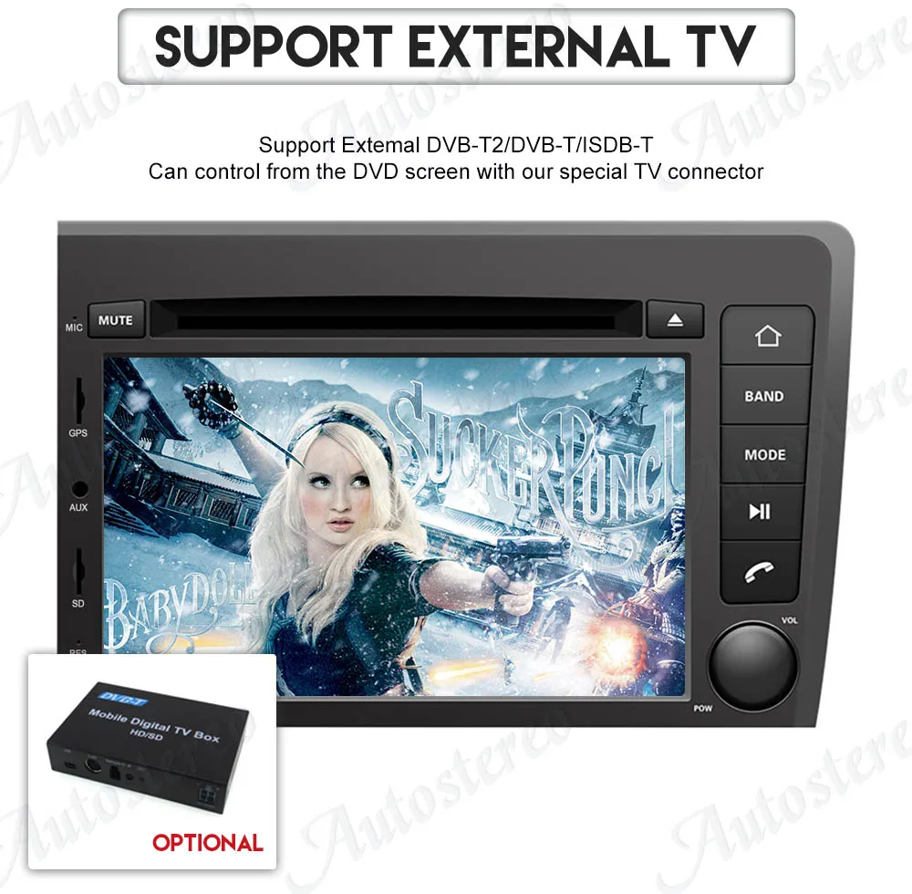 Flash Deal Android9 Car DVD CD Player autostereo GPS navigation for VOLVO S60 V70 XC70 2000-2004 auto radio tape recorder multimedia player 26