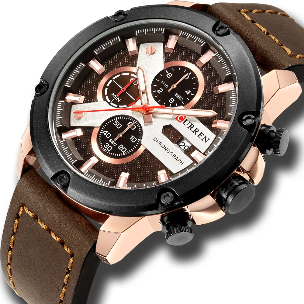 

Curren Brand Quartz-watch Men Sport Wrist Watch Men Luxury Famous Male Clock Quartz Watch Wristwatch Relogio Masculino