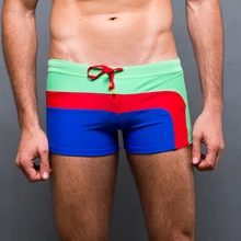 Мужские шорты для плаванья, спортивная одежда высокого качества, новая мужская одежда для плавания, Качественные однотонные Шорты для плавания, пляжные купальные шорты