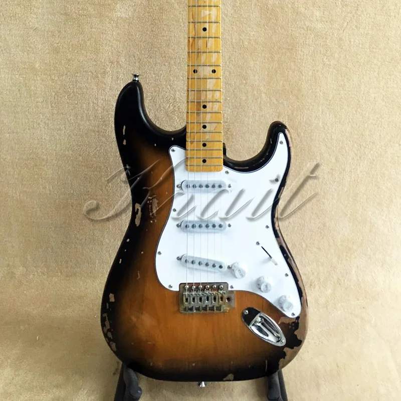 

Factory outlet Do old electric guitar 6 string heavy relic freeshipping Customized guitar