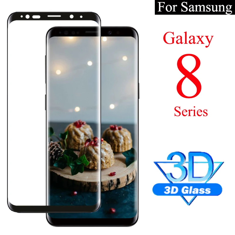 

Full Cover s8 note 8 screen protector for samsung 8s note8 8note protective tempered glas film 3d curved glaxay s8plus glas 9h