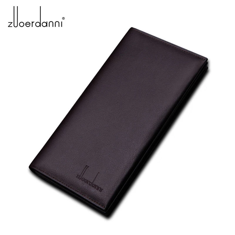 

2018 New Fashion Arrival Long Style Purse Men Wallet Soft Leather With Card Slot For Business Men Wallet Leather Clutch Bags Hot