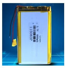 3,7 v 115083 6000 mAh полимерная литиевая батарея литий-ионная аккумуляторная батарея