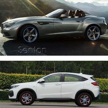 

Car Wheel Hub Tire Protector Sticker For Mitsubishi ASX Lancer 10 Outlander Pajero Subaru Forester Impreza XV Citroen C4 C5 C3