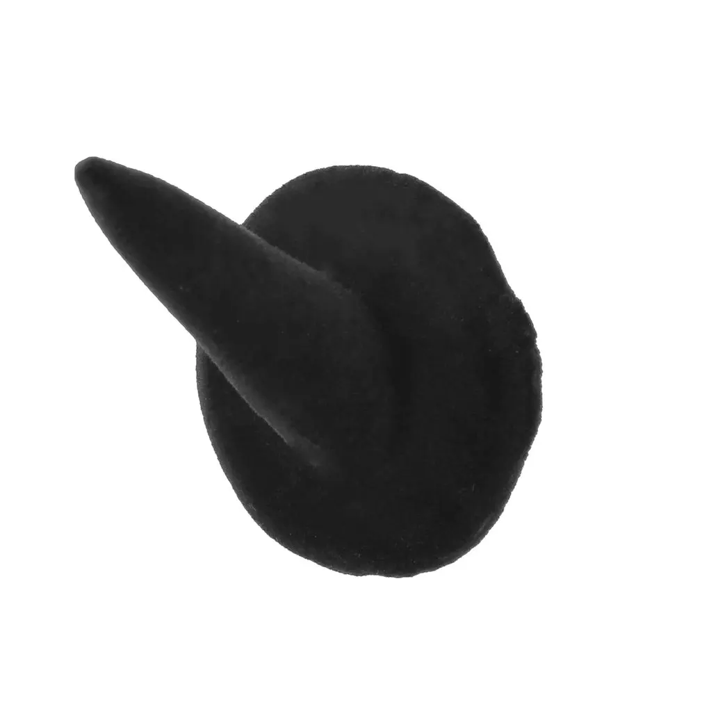 Черный бархат 1 столбы палец кольца дисплей наконечник стенд держатель ювелирных изделий стойки стент дисплей ювелирных изделий