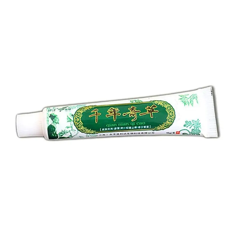 Китайская травяная медицина кремового цвета для анти-зуд, не вызывает аллергии дерматит экзема зуд псориаз мазь внешний Применение штукатурка