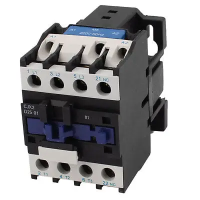 

CJX2-25/01 AC 220V Coil 11 Screw Terminals 3Pole Electric Power Contactor