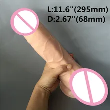 11.6″(295mm) 1.1 kg Dildos Realistic Big Dong sex toy huge dildo large cock soft adult sex product for women