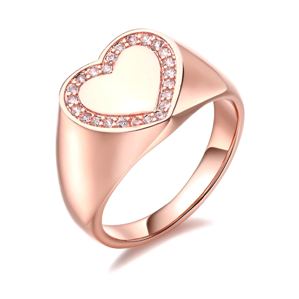 DUOYING CZ заказное кольцо персонализированные кольца для мужчин античное сердце на заказ выгравированное Имя ювелирные изделия