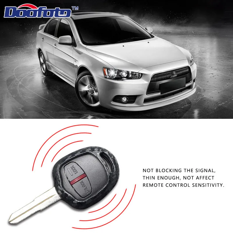 Doofoto авто наклейка подходит для Mitsubishi Lancer Mirage Montero Shogun чехол ключа дистанционного