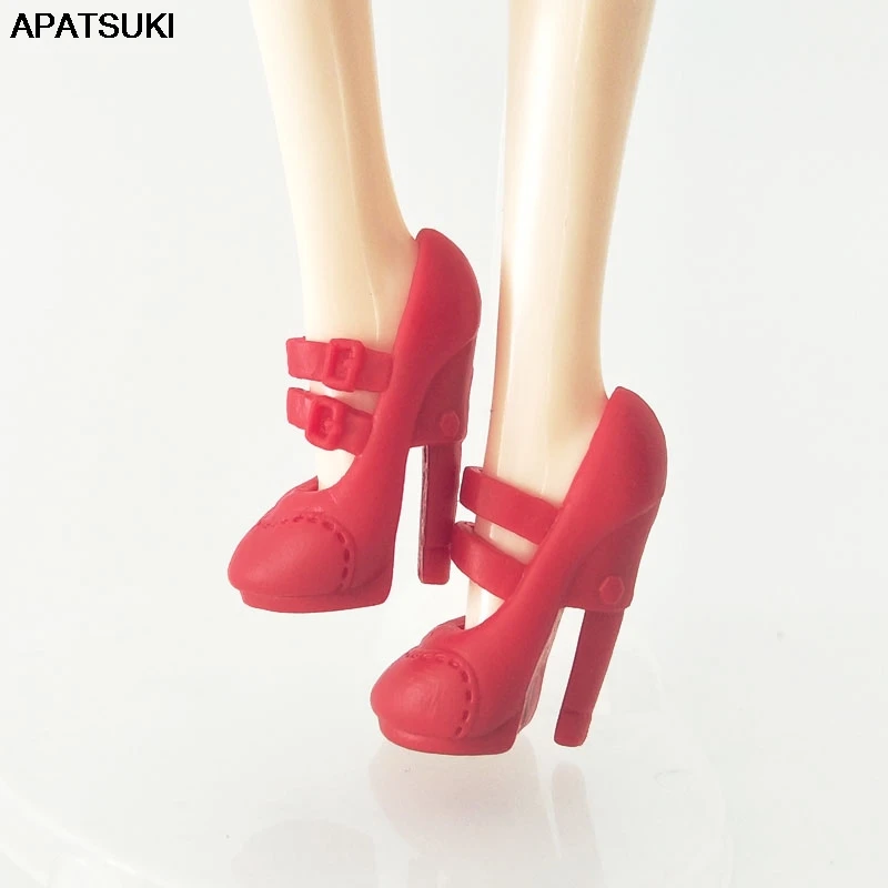

Red Original Fashion Shoes for Monster High Doll Office Lady High-heel Shoes For Ever After High 1/6 Monster Dolls Accessories