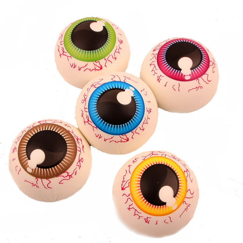Squishy Jumbo 12.5cm Eyeball Funny Spoof Toys Squishy Slow Rising Charms Squeeze Toys Phone