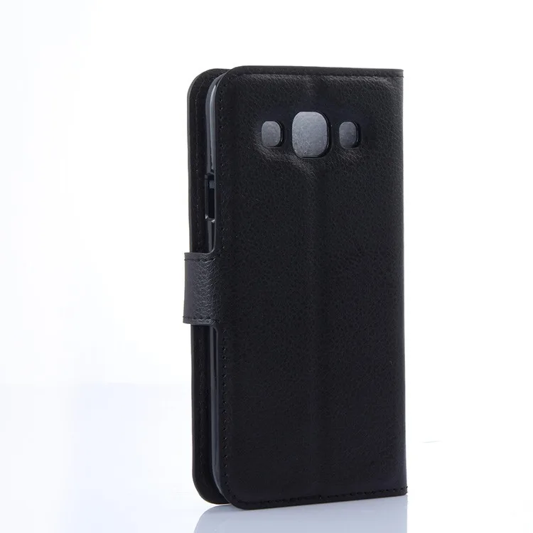 Luxury Wallet PU Leather Flip Cover Phone Case For Samsung Galaxy E5 E500 SM-E500FDS Cell Phone Cover With Card Holder Stand (43)