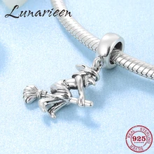 Горячая сказка Волшебная ведьма с подвески с метлой модные подвески подходят Pandora ожерелья браслет ювелирных изделий