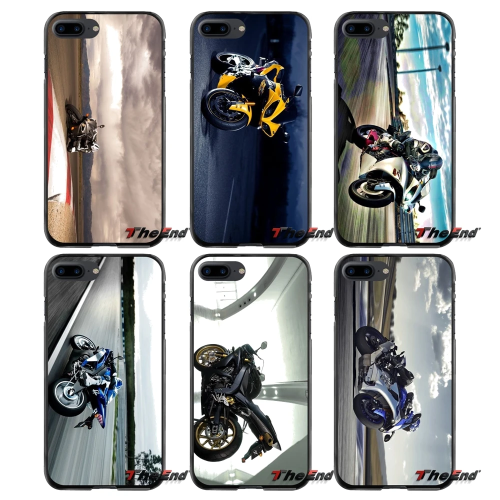 Yamaha R1 скутер Аксессуары Телефон Оболочки Чехлы Для Apple iPhone 4 4S 5 5S 5C SE 6 S 7 Плюс 8 Х iPod