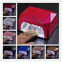 36 Вт Автоматический Датчик Сушилка для ногтей привело Ультрафиолетовая лампа для Гвозди в форме ромба светильник ногтя леча для UV Гель польский Дизайн ногтей Инструменты