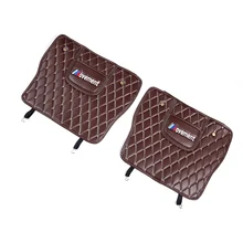 QHCP автокресло анти kick Анти Грязный коврик кожа спинки сиденья анти-kick защиты площадки для BMW 530li 525li 540 аксессуары для интерьера