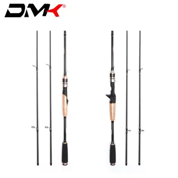 

DMK NEW 2.1m 2 Section Carbon Fiber Spinning Casting Rod 2 Tips M/ML M/MH Power Lure Fishing Rod Fishing Pole Rod Vara De Pesca