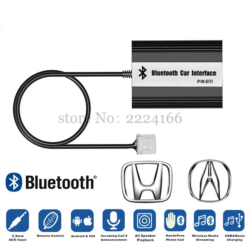 SITAILE автомобильный Bluetooth A2DP MP3 музыкальный адаптер для Honda Accord Civic CRV Acura CSX MDX RDX интерфейс USB зарядное устройство часть автомобиля-Стайлинг