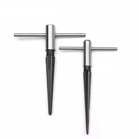 2PCS Handheld Tapered Reamer Set 1/8-1/2 Inch & 5/32-5/8 Inch Bridge Pin Hole Tapered Reamers Machinist Luthier Tools 2
